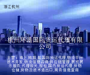 杭州环港国际货运代理有限公司