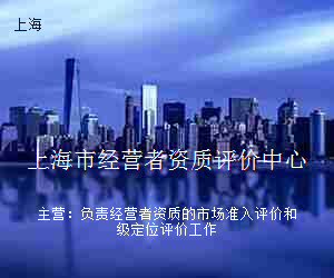 上海市经营者资质评价中心