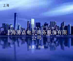 上海易点电子商务股份有限公司