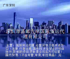 深圳市易邮方岸国际货运代理有限公司
