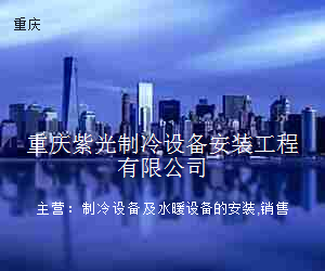 重庆紫光制冷设备安装工程有限公司