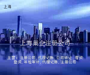 上海巢企注册公司